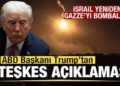 İsrail Gazze’yi bombaladı! Trump’tan son dakika ateşkes açıklaması