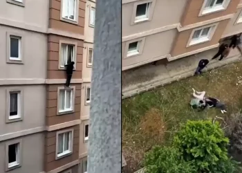 İstanbul’da gençler ev baskını sonrası 4. kattan atladı