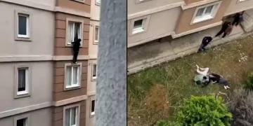 İstanbul’da gençler ev baskını sonrası 4. kattan atladı