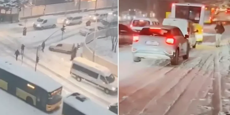 İstanbul karlar altında! Araçlar yollarda kaldı, Meteoroloji ve AKOM’dan yeni uyarı geldi