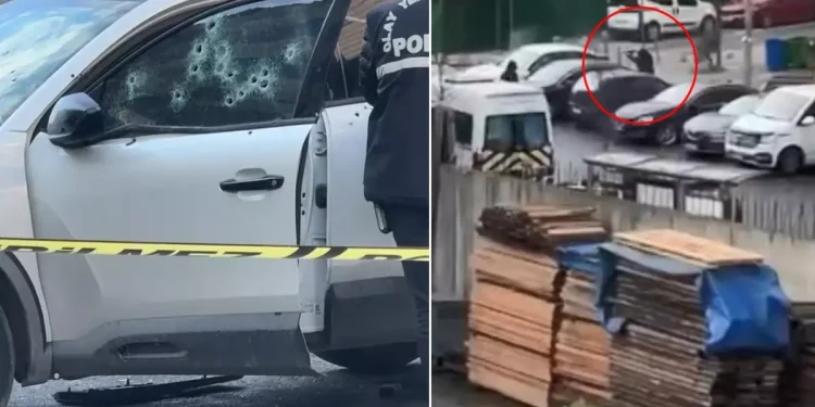 İstanbul’da silahlı saldırı, suikast anları kaydedildi