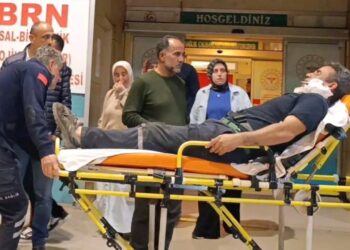 Korkunç kaza! Demir parçası yüzüne saplandı