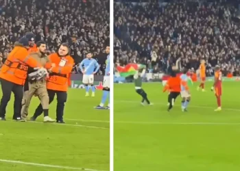 Galatasaray-Manchester City maçının en dikkat çeken olayı