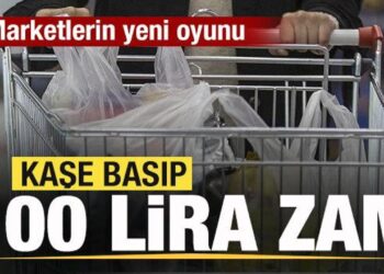 Marketlerin bir oyunu daha deşifre oldu! Kaşe basıp 100 lira zam yapıyorlar
