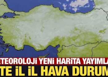 Meteoroloji yeni harita yayımladı: İşte il il hava durumu