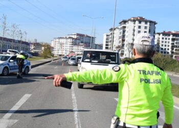 Ordu’da bir haftada 20 binden fazla araç ve sürücüsü denetlendi