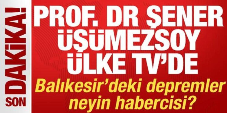 Prof. Dr. Şener Üşümezsoy: Sındırgı’da iki fay kırıldı, sıcak su vanası açıldı