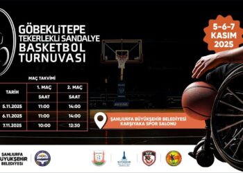 Şanlıurfa’da “1. Göbeklitepe Tekerlekli Sandalye Basketbol Turnuvası” başlıyor