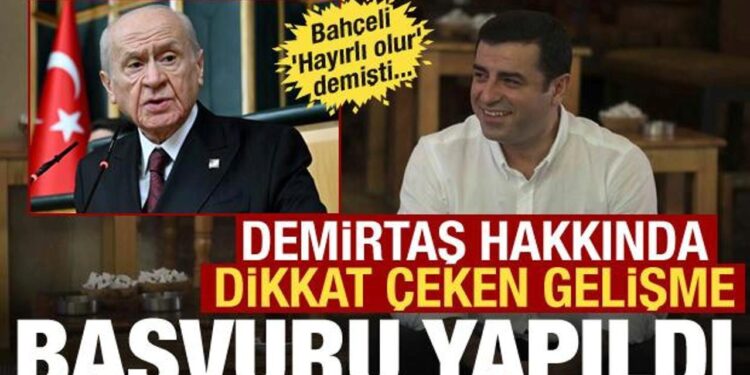 Selahattin Demirtaş hakkında peş peşe açıklama: Tahliyesi için başvuru yapıldı!