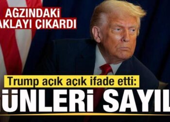 So dakika: Trump ağzındaki baklayı çıkardı! Açık açık ifade etti: Günleri sayılı