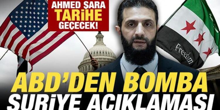 Son dakika: ABD’den bomba Suriye açıklaması! Şara tarihe geçecek