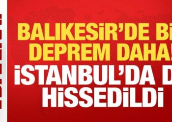 Son Dakika: Balıkesir’de bir deprem daha! İstanbul’da da hissedildi
