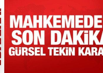 Son Dakika: CHP’nin itirazı reddedildi: Gürsel Tekin görevine devam edecek