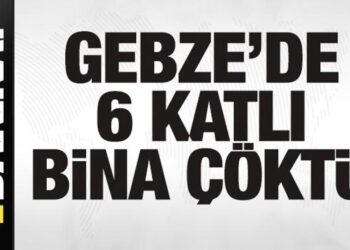 Son dakika: Gebze’de 6 katlı bina çöktü!