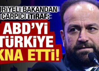 Son dakika haberi… Suriyeli bakandan çarpıcı itiraf: ABD’yi Türkiye ikna etti!