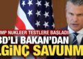 Trump nükleer testlere başladı! Bakan’dan ilginç savunma: “Savaş olasılığını azaltır”