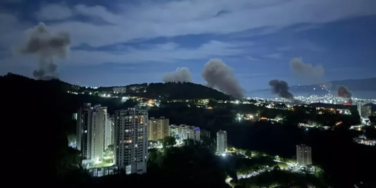 Venezuela’nın başkenti Karakas’ta çok sayıda patlama