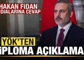 YÖK’ten son dakika Hakan Fidan açıklaması! Diploma iddialarına cevap