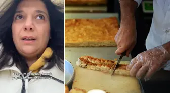 Vatandaş börekçi hesabına tepki gösterdi