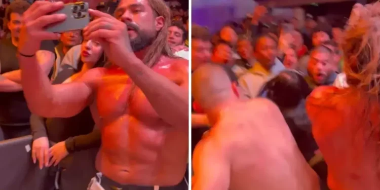 Boksörün Kadına Tekme Attığı Anlar Kamerada