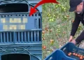 Domatesleri topladığı kasaya bile adını yazdırdı