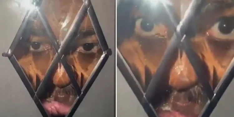 Gece Kapısında Şaşkınlık Yaratan Sürpriz Görüntü