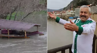 Su seviyesi arttı, piknik masaları akıntıya sürüklendi