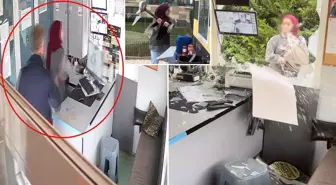 Yeni görüntüler: Taksiyle kavga durağı karıştırdı