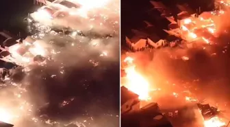 Cehennem gibi anlar: Evler dakikalar içinde kül oldu