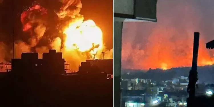 Başkentte Karanlık Gece: Şiddetli Patlamalar