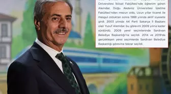 Üniversite: “Yusuf Alemdar Bizden Mezun Olmadı”