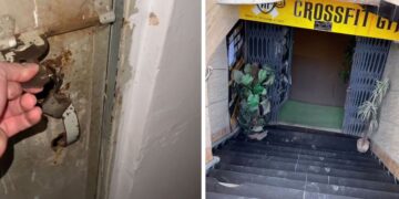 Ucuz spor salonunda dikkat çeken iğrenç görüntüler