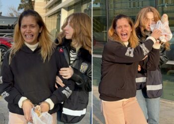 8 Çocuk Annesi Kadın Tutuklandı, Duygusal Anlar Yaşandı