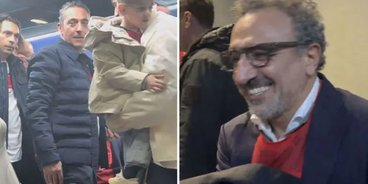 Ali Koç ve Hamdi Ulukaya Maçı Yerinde Takip Etti
