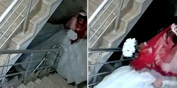 Düğün sonrası evde baş başa kalan çifte sürpriz