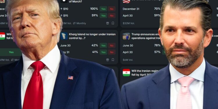 İran savaşı üzerinden bahis skandalı, Trump’ın oğlu dahil