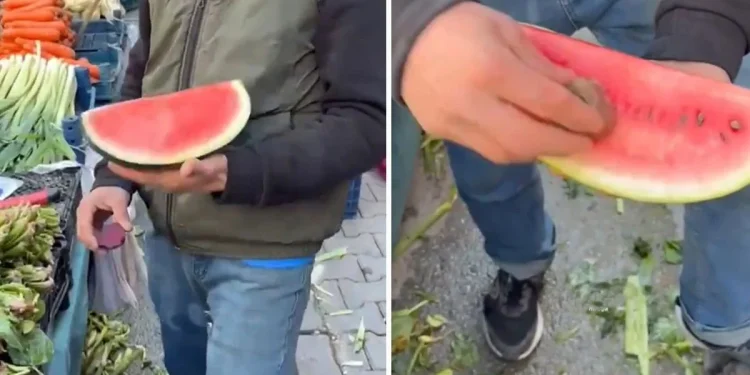 Karpuzu kırmızı yapmak için akıl almaz yöntem