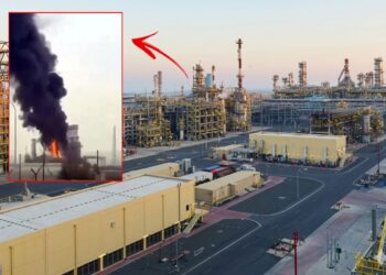 Kuveyt’te Mina Abdullah petrol rafinerisinde yangın