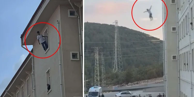 Yurt Öğrencisi Camdan Boşluğa Kendini Bıraktı