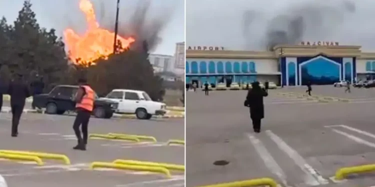 Nahçıvan Havalimanında İHA Saldırısı Panik Yarattı