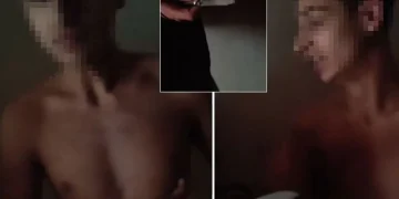 Kadın ile Bıçaklı İki Erkek Arasında Şok Görüntü