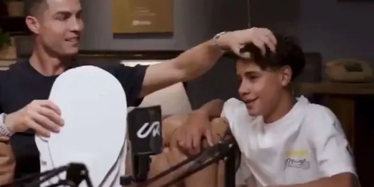 Ronaldo’nun oğlundan babasıyla oynamaya olay cevap