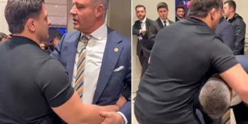 Sadettin Saran, Rıza Kayaalp’ı kaldırıp fırlatmaya çalıştı