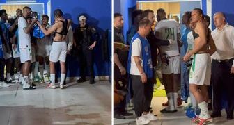 Başka takım formaları nedeniyle gerginlik ve kavga