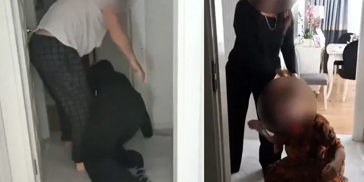 Evde komşusuyla yakalanan eş büyük şok yaşadı