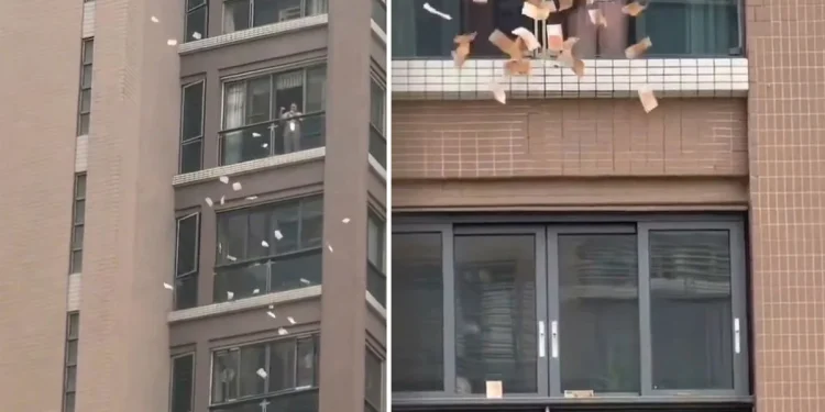 Serveti camdan savurdu, mahalle ayağa kalktı