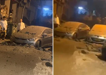 Füzeler İsrail’in altyapısını hedef aldı, kanalizasyon çöktü