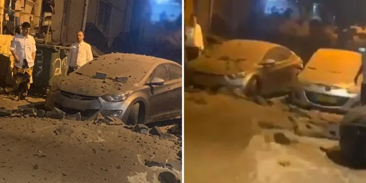 Füzeler İsrail’in altyapısını hedef aldı, kanalizasyon çöktü