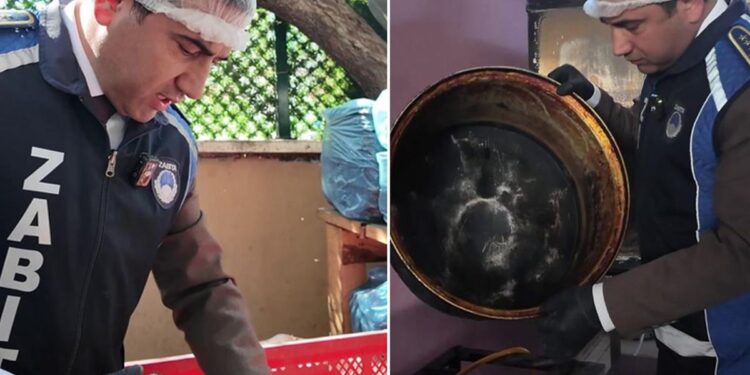 Zabıta, gördüğü manzara karşısında şaşkına döndü