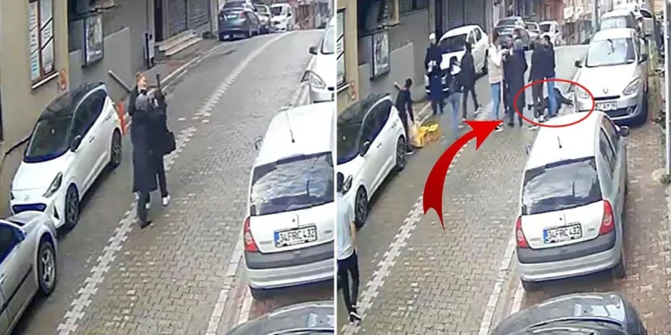 Dehşet Anları: İki Kadın, Bir Kadını Bayıltana Kadar Dövdü